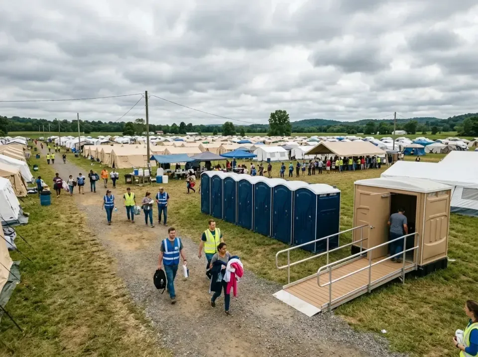 disaster-relief-camp-restrooms-010 — frequently asked questions, Dumpster & Portable Bathrooms Rental in Myrtle Creek, OR